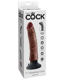 "King Cock 7"" Vibrating Cock"