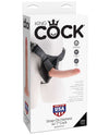 "King Cock Strap On Harness W/6"" Cock"