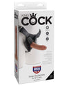 "King Cock Strap On Harness W/6"" Cock"