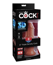 Load image into Gallery viewer, King Cock Plus 6&quot; Triple Density Cock - Brown

