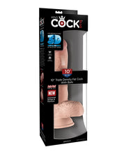 Load image into Gallery viewer, King Cock Plus 10&quot; Triple Density Fat Cock W-balls
