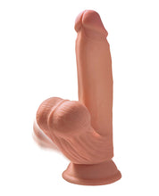 Load image into Gallery viewer, King Cock Plus 7&quot; Triple Density Cock W-swinging Balls - Tan
