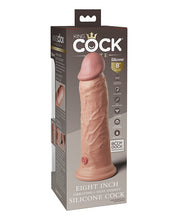 Load image into Gallery viewer, King Cock Elite 8&quot; Dual Density Vibrating Silicone Cock
