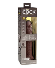 Load image into Gallery viewer, King Cock Elite 9&quot; Dual Density Vibrating Silicone Cock W/remote
