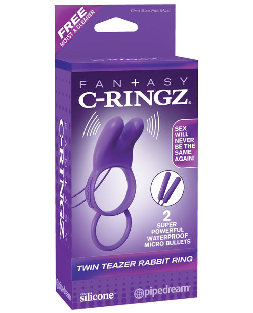 Anello Fantasy C-ringz Twin Teazer Rabbit - Viola