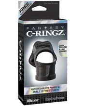 Load image into Gallery viewer, Fantasy C-ringz Rock Hard Ring &amp; Ball Stretcher - Black
