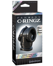Load image into Gallery viewer, Fantasy C-ringz Cock Pipe W/ball Stretcher - Black
