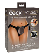 Load image into Gallery viewer, King Cock Elite Comfy Body Dock Strap On Harness - Black
