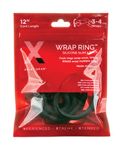 Load image into Gallery viewer, Xplay Gear Silicone 12&quot; Slim Wrap Ring - Black Pack Of 2
