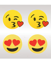 Load image into Gallery viewer, Peekaboos Emoji Hearts Pasties - Pack Of 2
