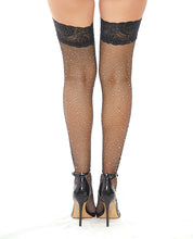 Load image into Gallery viewer, Rhinestone Thigh High W/silicone O/s
