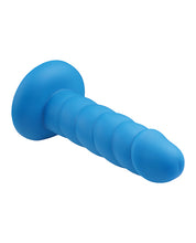 Load image into Gallery viewer, Rock Candy Suga Daddy Silicone Dildo - Blue
