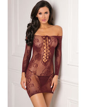 Load image into Gallery viewer, Rene Rofe Tie Breaker Long Sleeve Dress O/s
