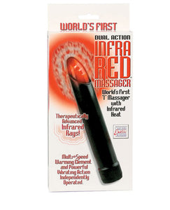 Dual Action Infra Red Massager - Multi Speed Black