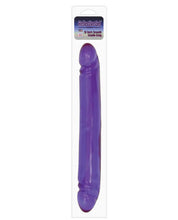 Load image into Gallery viewer, 12&quot; Reflective Gel Smooth Double Dong - Lavender
