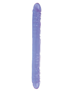 Reflective Gel Vein Double Dong - Lavender