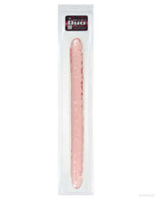 Load image into Gallery viewer, 17&quot; Slim Jim Duo Veined Super Slim Dong - Translucence Gel Pink
