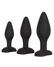Load image into Gallery viewer, Silicone Anal Exerciser Kit - Black
