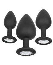 Load image into Gallery viewer, Silicone Gem Anal Kit - Black
