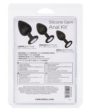 Load image into Gallery viewer, Silicone Gem Anal Kit - Black
