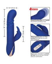 Load image into Gallery viewer, Jack Rabbit Signature Heated Silicone Thrusting G Rabbit - Blue
