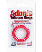 Afbeelding laden in Galerijviewer, Adonis Caesar Siliconen Ring - Rood
