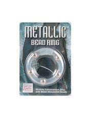 Load image into Gallery viewer, Metallic Bead Ring - Clear
