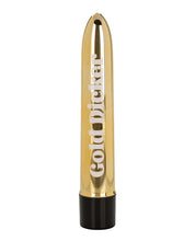Load image into Gallery viewer, Naughty Bits Gold Dicker Personal Vibrator - Gold
