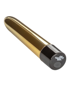 Naughty Bits Gold Dicker Personal Vibrator - Gold