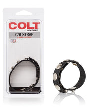 Load image into Gallery viewer, Colt Leather C-b Strap 5 Snap Fastener - Black
