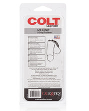 Load image into Gallery viewer, Colt Leather C-b Strap 5 Snap Fastener - Black
