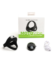 Load image into Gallery viewer, Sport Fucker Motovibe Sling Cockring W/remote - Black
