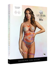 Load image into Gallery viewer, Shots Bliss Open Cup Strappy Teddy W-jewelry Pasties Multi O-s
