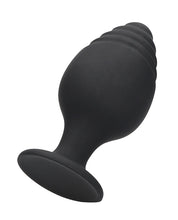 Load image into Gallery viewer, Shots Ouch Rippled Butt Plug Set - Black
