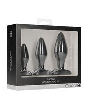 Load image into Gallery viewer, Shots Ouch Apex Butt Plug Set - Black
