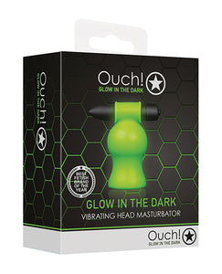 Glow-in-the-Dark Vibrating Head Masturbator by Shots Ouch