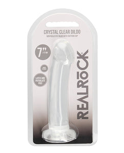 Shots Realrock Crystal Clear 7" Dildo