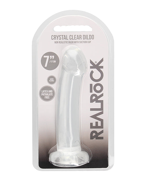 Consolador Shots Realrock Crystal Clear de 7