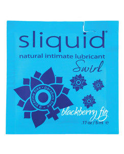 Sliquid Naturals Swirl Lubricant Pillow - .17 Oz