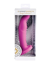 Cargue la imagen en el visor de la galería, Sportsheets Tana 8&quot; Silicone G Spot Dildo - Pink
