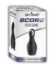 Load image into Gallery viewer, Get Lucky Score Head Game Masturbator - Black
