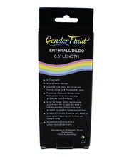 Load image into Gallery viewer, Gender Fluid 6.5&quot; Enthrall Strap On Dildo - Black
