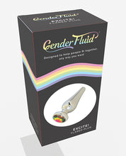 Load image into Gallery viewer, Gender Fluid Excite! Flared Plug - Silver
