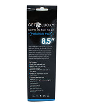 Load image into Gallery viewer, Get Lucky 8.5&quot; Glow In The Dark Periwinkle Peen Dildo
