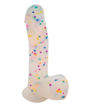 Load image into Gallery viewer, Get Lucky 8.5&quot; Real Skin Confetti Cock - Multi Color
