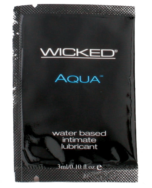 Wicked Sensual Care Aqua Water Based Lubricant - 1 Oz