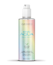 Load image into Gallery viewer, Wicked Sensual Care Simply Aqua Special Edition Water Based Lubricant - 4 Oz
