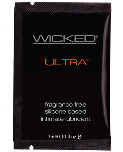 Wicked Sensual Care Ultra Silicone Based Lubricant - .1 Oz Fragrance Free