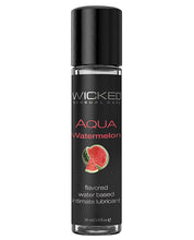 Load image into Gallery viewer, Wicked Sensual Care Aqua Water Based Lubricant - 1 Oz Watermelon
