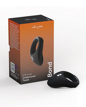 Cargue la imagen en el visor de la galería, Anillo de Estimulación We-Vibe Bond en Negro Carbón Discreto
